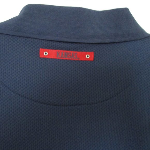 Nike Mens L/S Kansas Jayhawks Polo Sweater NWT - Size XXL - Picture 4 of 4